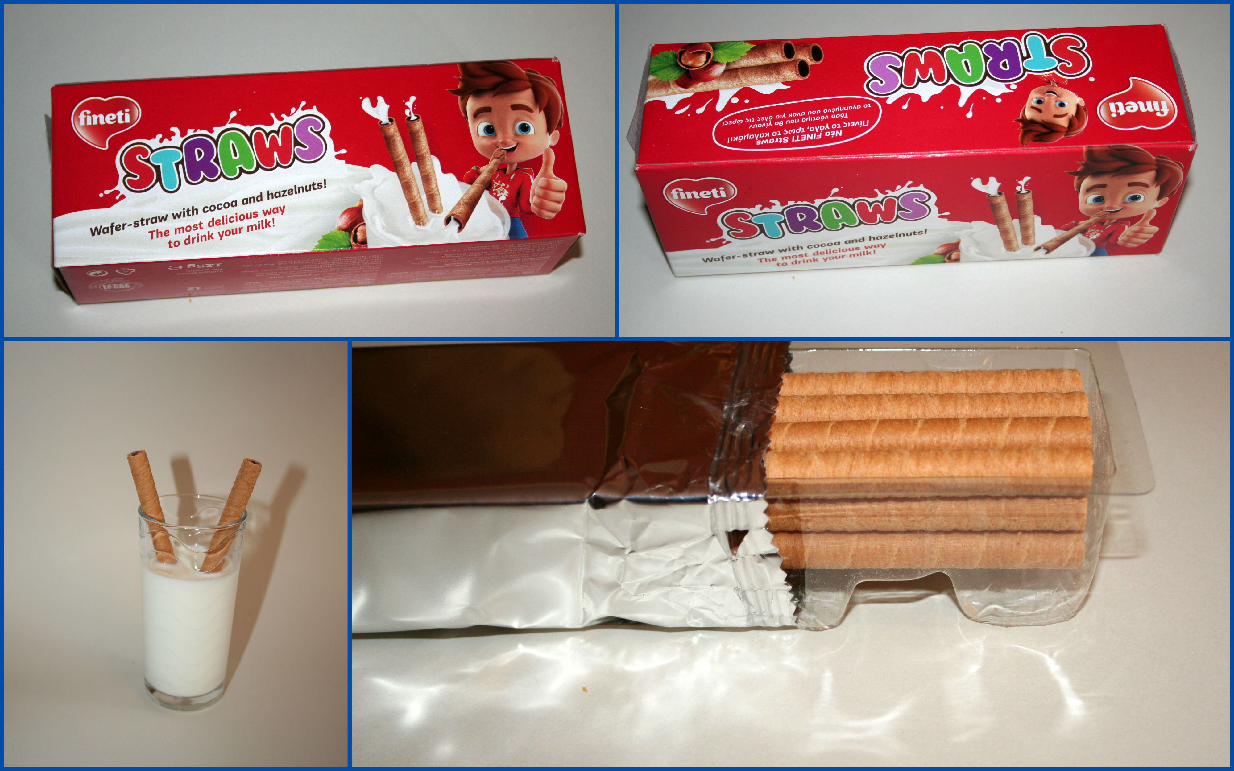 Fineti Straws – Γκοφρέτα καλαμάκι με κακάο και φουντούκια (Νέο προϊόν)