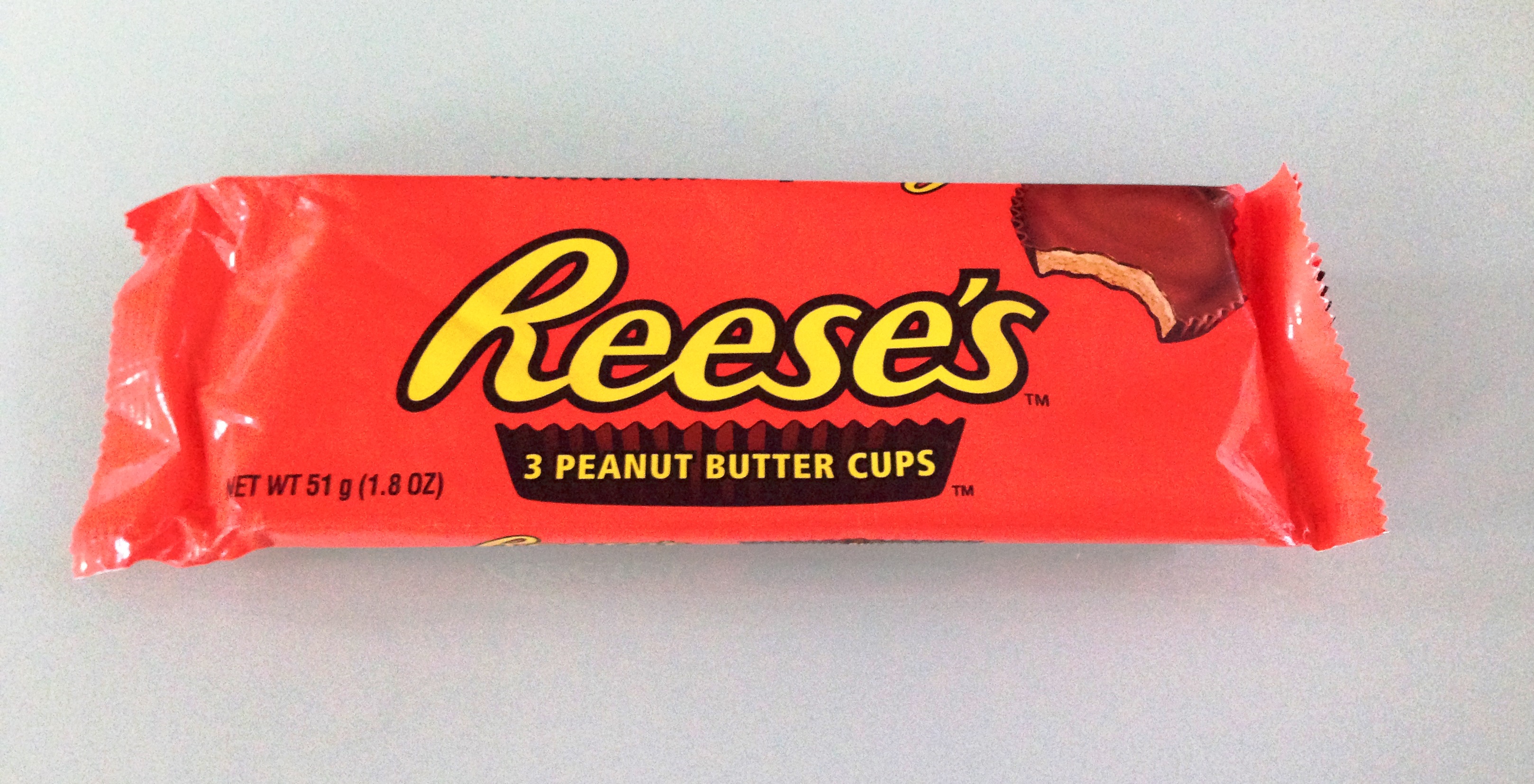 Reese’s – 3 peanut butter cups