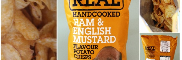 Real Handcooked Ham & English Mustard Flavour Potato Chips